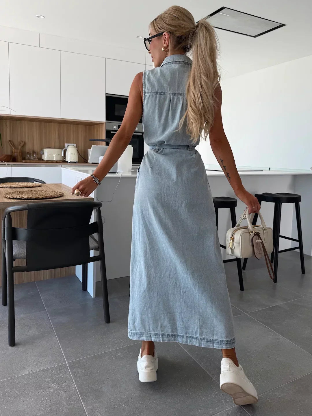 Ivy | Robe longue en jean