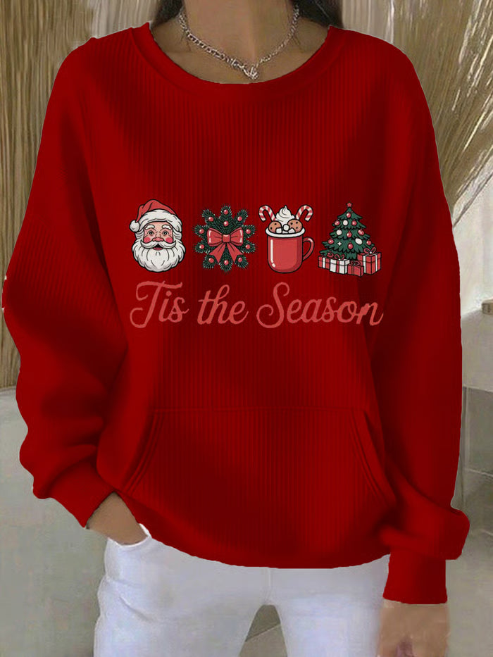 Fenna - Pull de Noël avec imprimé sapin