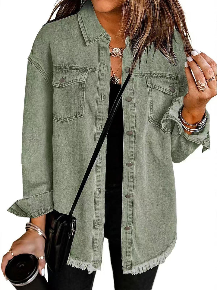 Stefania™ | Veste en Jean au Style Intemporel