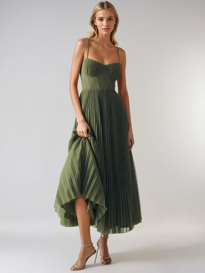 Zoe - Robe de Soirée Sans Manches Élégante à Dos Ouvert