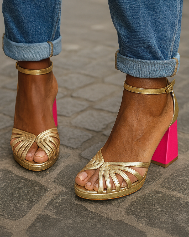 Olvira – Sandales élégantes avec talon large