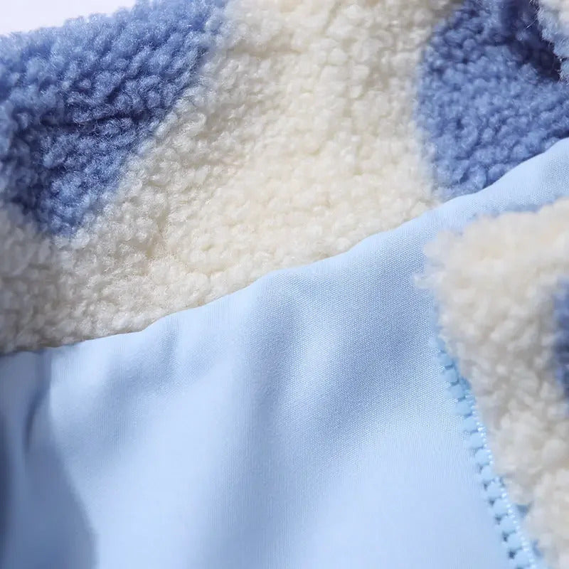 Catherine | Veste réversible à cœurs