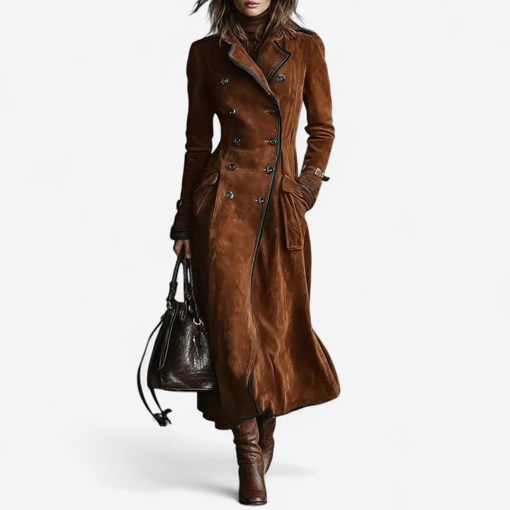 RENATA – TRENCH-COAT LONG À DOUBLE BOUTONNAGE DE LUXE