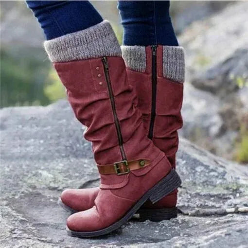 Bottes en Cuir de Marche Quotidiennes